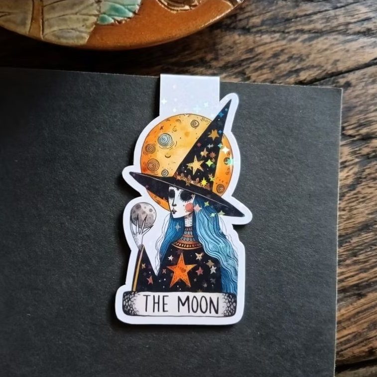 

Spooky Dark Pembatas Buku Magnet | Handmade Magnetic Bookmar
