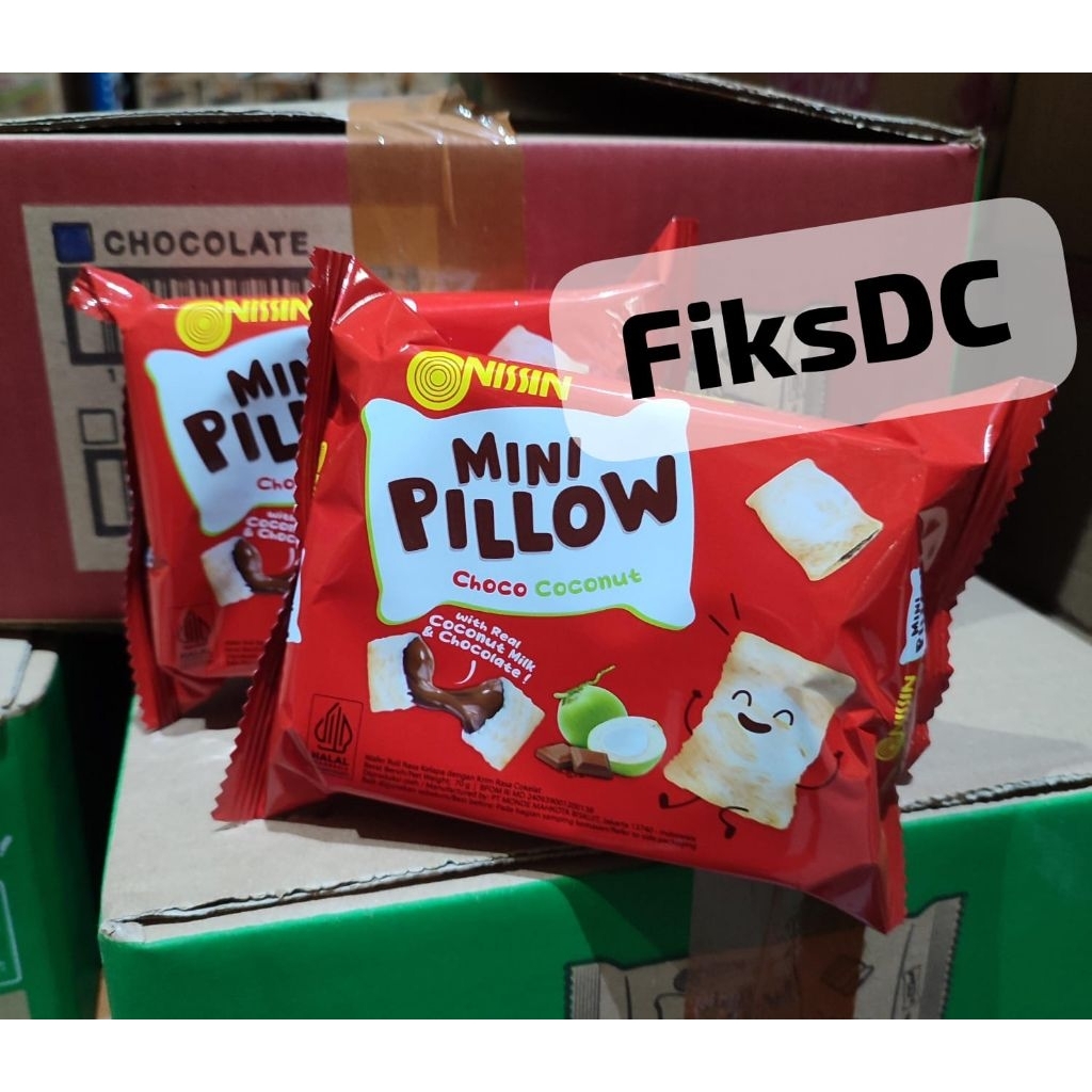 

Nissin Mini Pillow Chocolate Coconut 70Gr