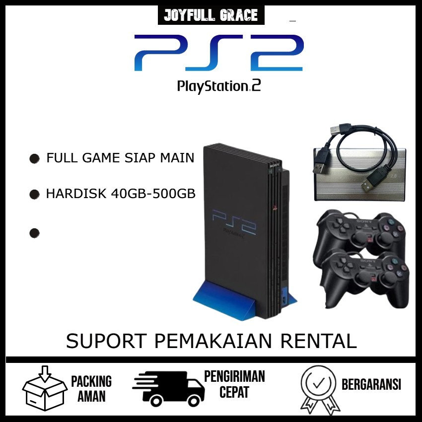 PS2 Fat Fullgame Komplit SONY Playstation 2 HDD 320GB