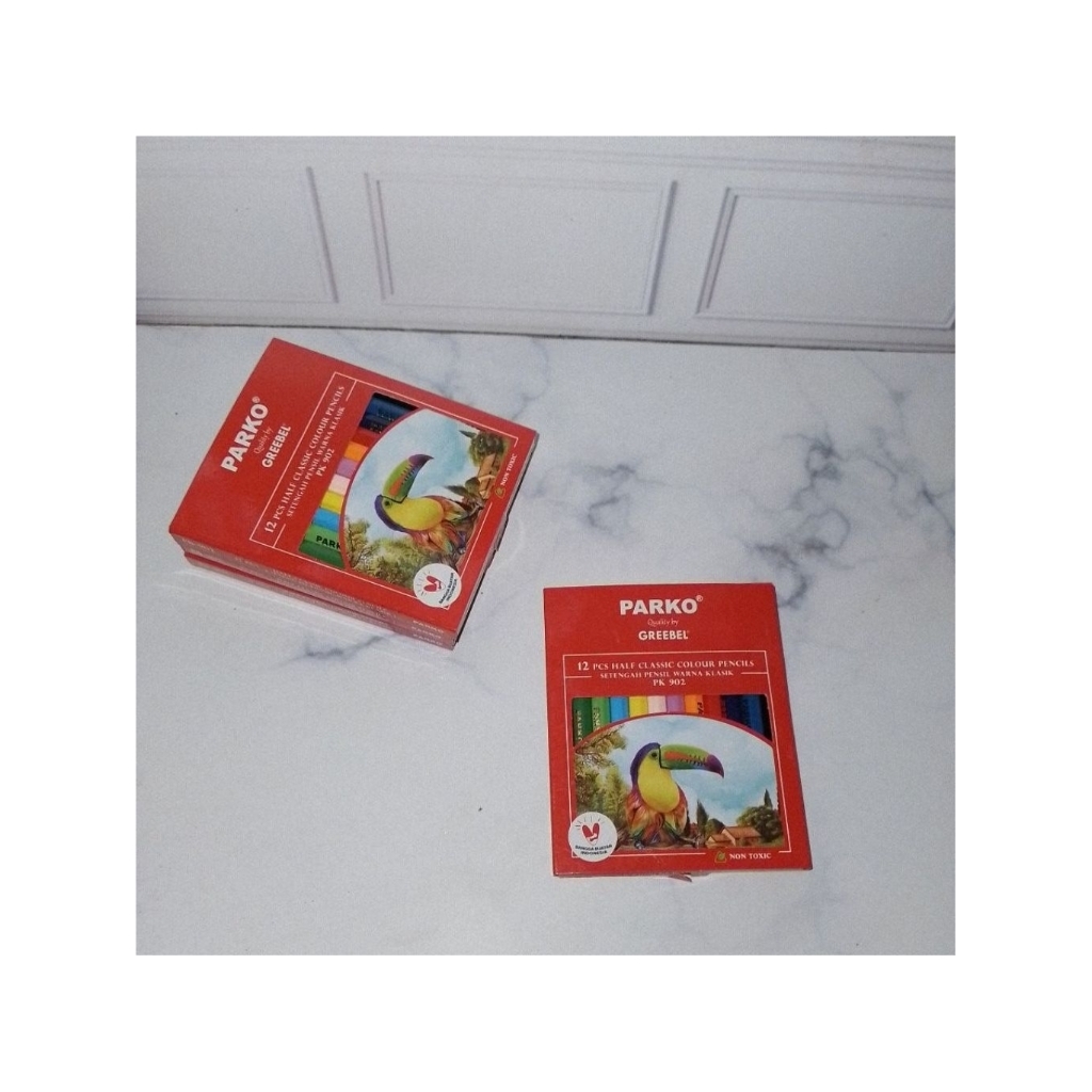 

Pensil Warna Pendek Parko Greebel 12 Pcs