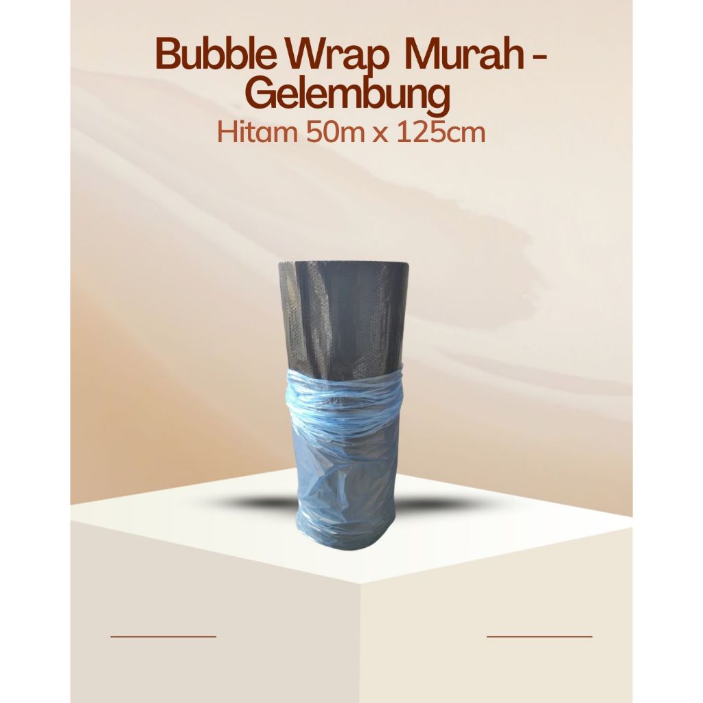 

Bubble Wrap Murah - Gelembung Hitam/ Orange 50m x 125cm