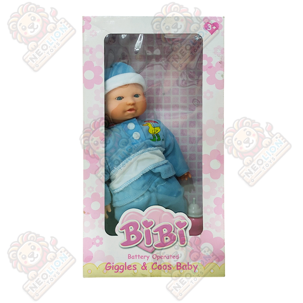 Mainan Anak Baterai Boneka Bibi Giggles & Coos Baby Ketawa Nangis Ekspresi 33082
