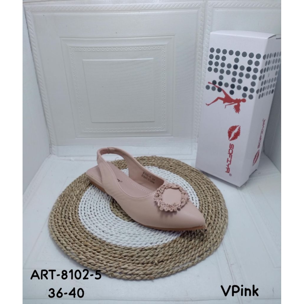 sepatu flat wanita import sofiya 8102-5
