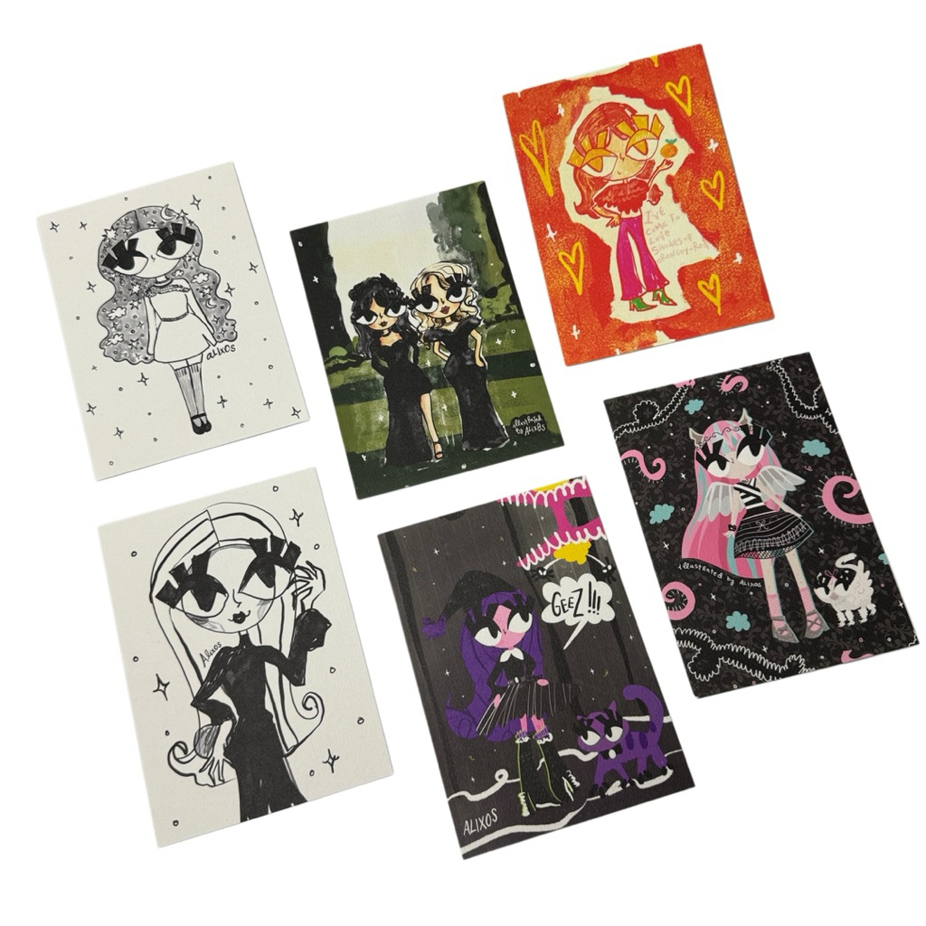 

A6 Art Prints by Alixos Taste Orange Moonstruck Witchita Rochelle