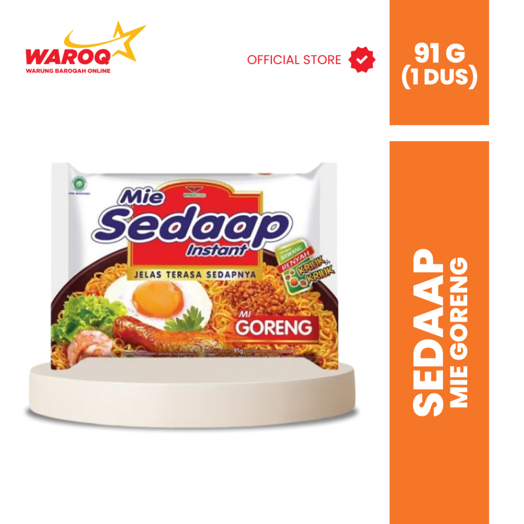 

SEDAAP MIE INSTANT GORENG 91GR (DUS)