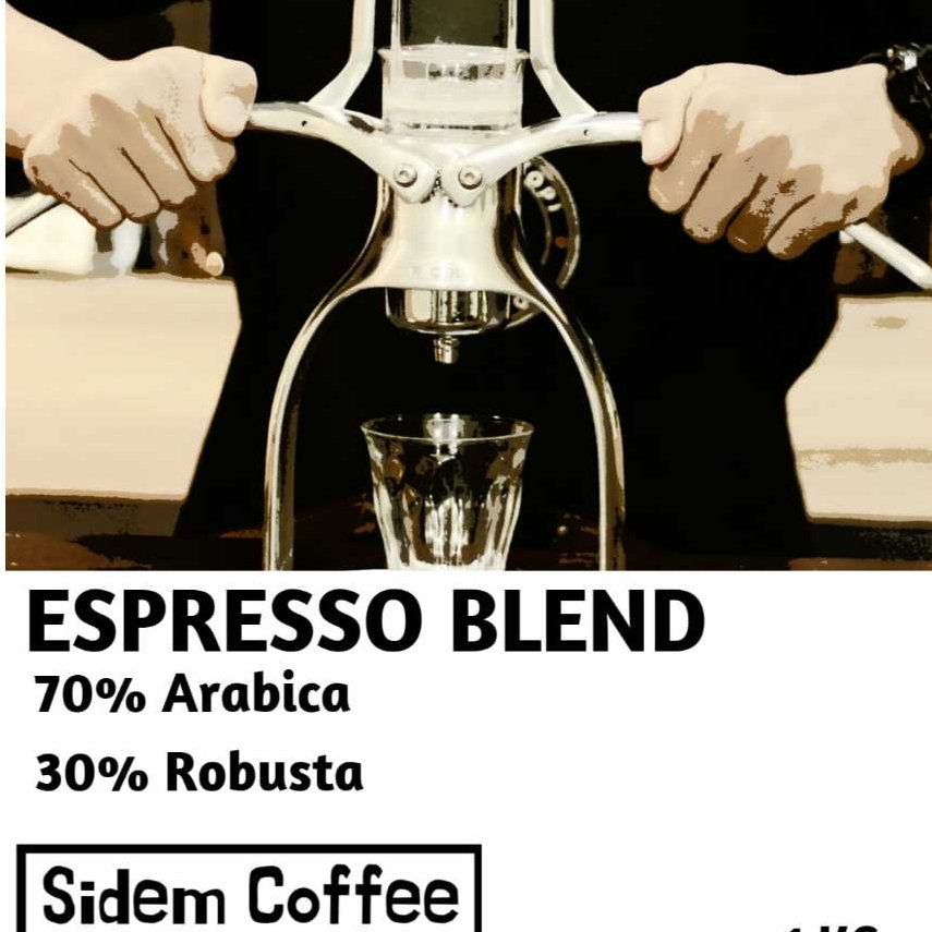 

Sidem Coffee Gayo Blend Arabika dam Robusta 70/30 200g/500g/1 kg Bubuk Atau Beans Biji Sangrai Espresso Kopi Susu Kopi Aren
