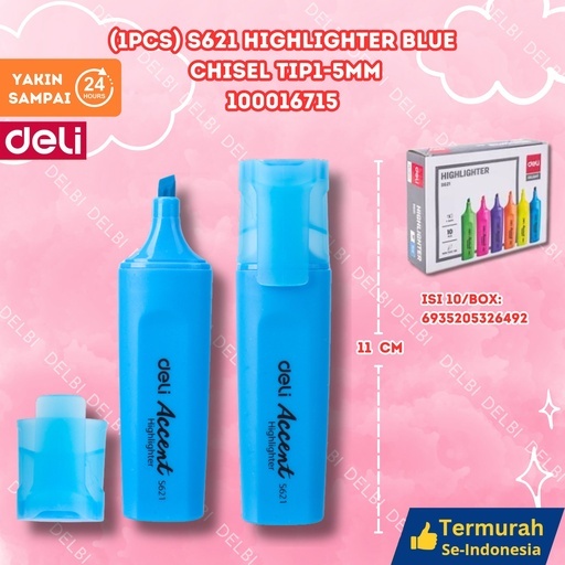 

(1PC) DELI Highlighter PENANDA STABILO PEWARNA KERTAS ALL VARIAN