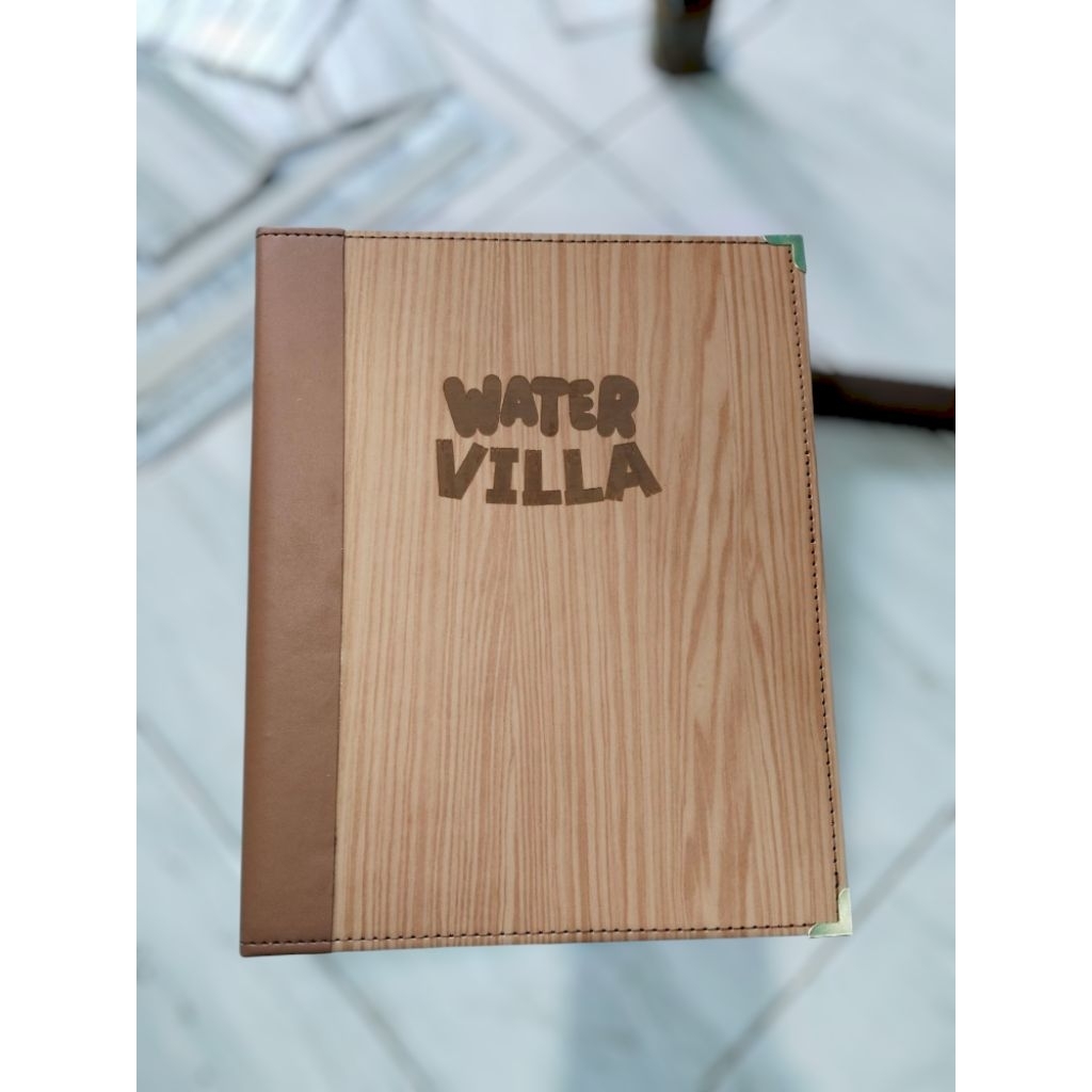 

cover menu cafe custom logo logo di grafir