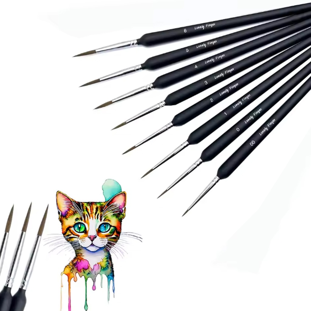 

DETAIL PAINT BRUSH 9PCS - Bali Art Supplies