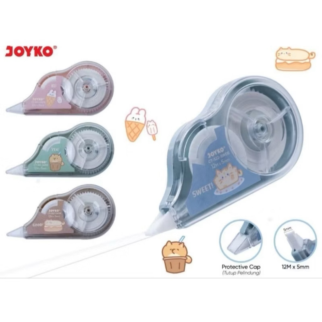

Correction Tape Joyko Ct-522 swds (1psc) 12 m