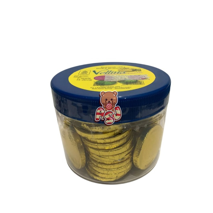 

VELINA COKLAT COIN TOPLES KECIL ISI 45