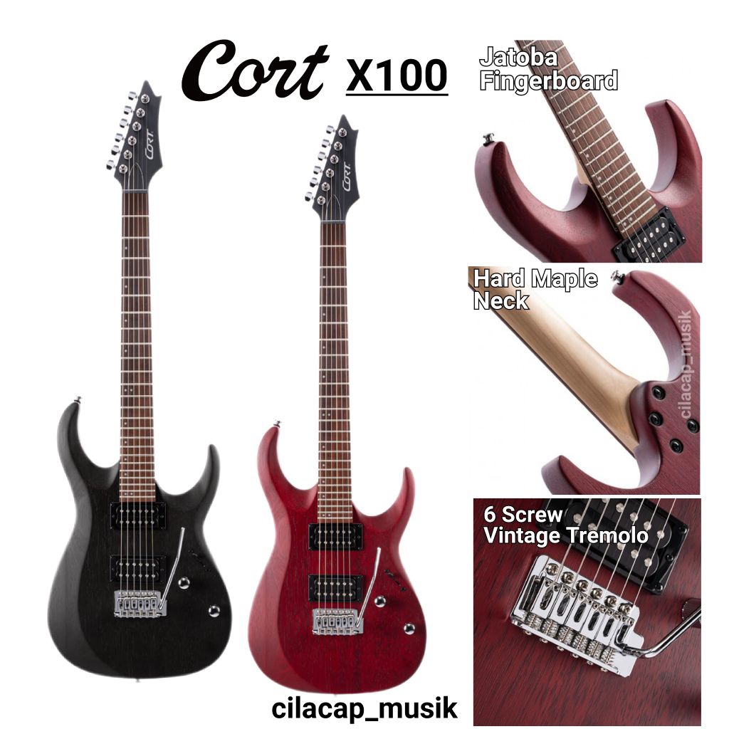 GITAR ELEKTRIK CORT X100 GITAR CORT X 100