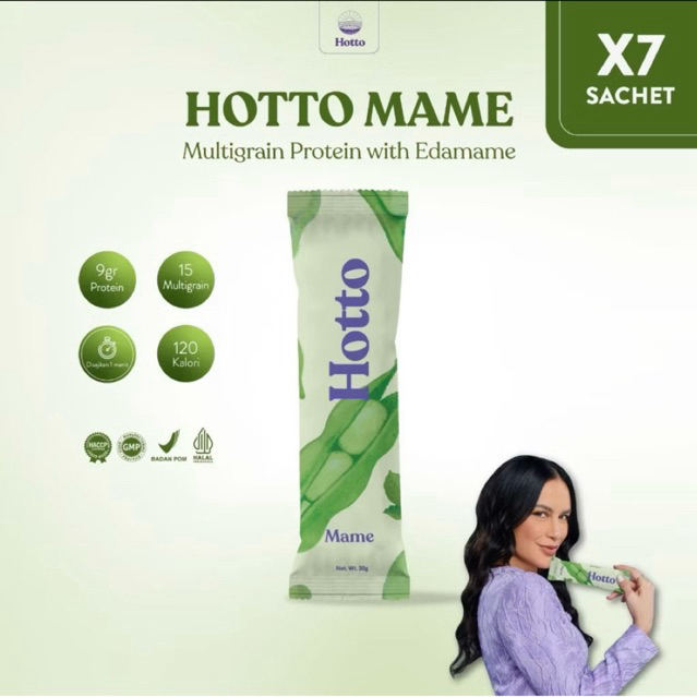 

[7 Sachet] Hotto Mame Protein Multigrain with EDAMAME