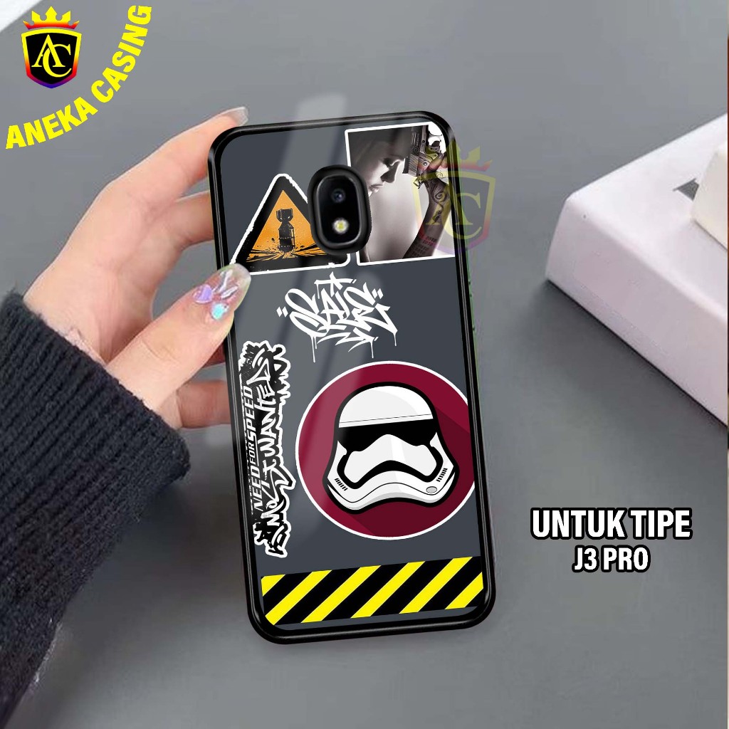 Case  SAMSUNG J3 PRO Hardcase Glossy casing Hp SAMSUNG J3 PRO Terbaru [Motif - MOTIF 32] - Aneka Cas