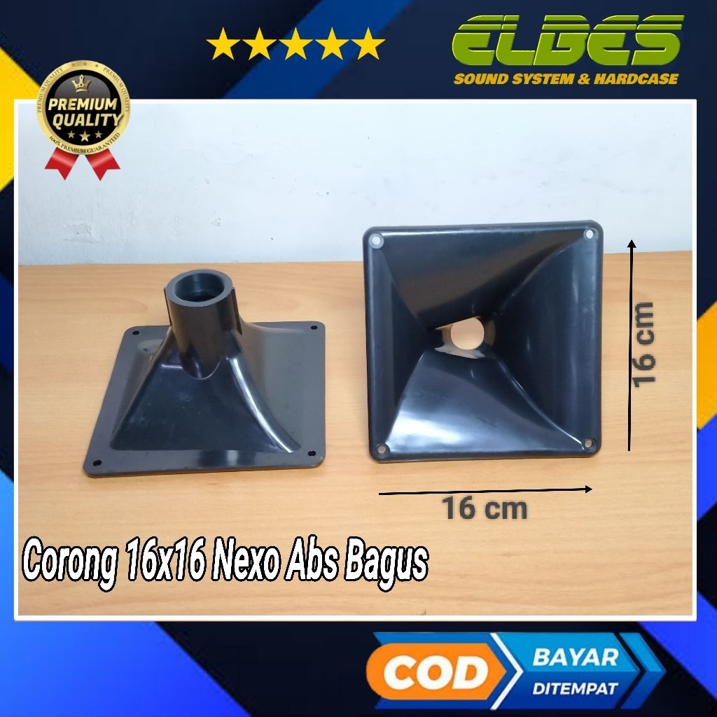 CORONG TWETER NEXO 16X16 HORN TWITER BAHAN ABS HALUS
