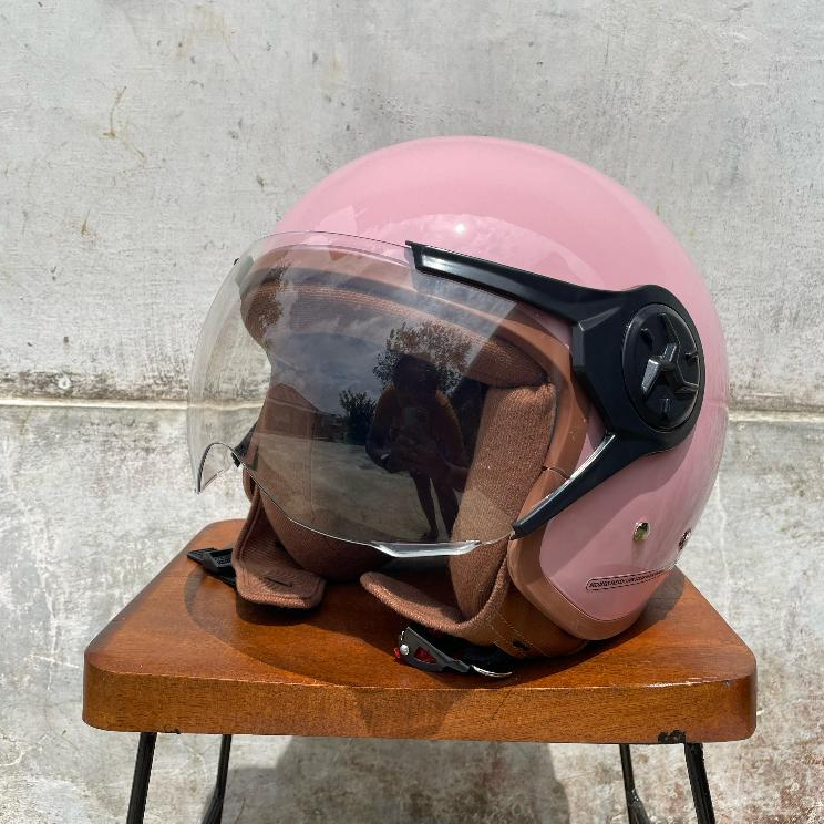 HELM BOGO WANITA HIJAB PREMIUM SNI DEWASA FULL LEHER WANITA CEPOL PRIA TERMURAH TERLARIS NO.1