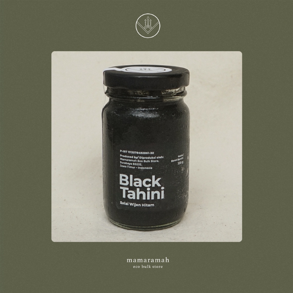 

Black Sesame Tahini Paste/ Selai Wijen Hitam 120gr