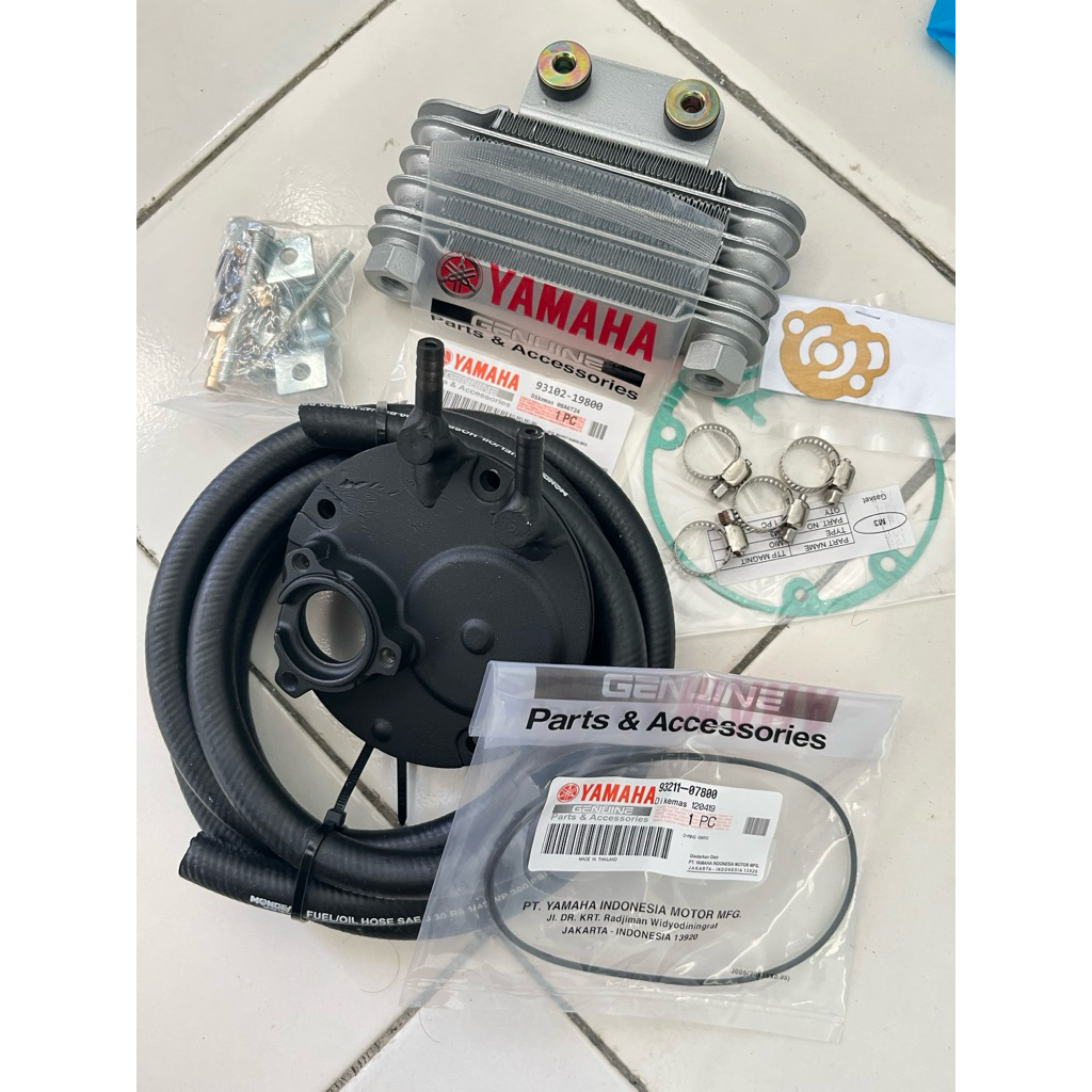 Paket Set Oil Cooler Yamaha Mio Sporty Mio J Mio SOul Mio GT X ride Fino