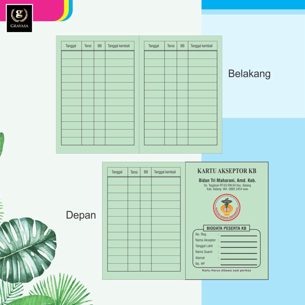 

KODE W13Z KARTU AKSEPTOR KB Kartu Peserta KB Kartu Kb Buku KB Buku Peserta KB Kartu KB lipat isi 1 lbr