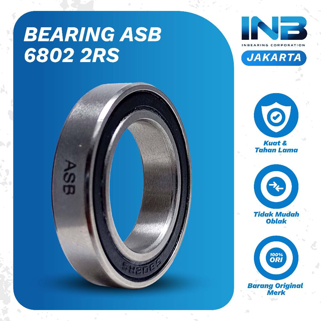 Laker Bearing 6802 2rs ASB Bearing Laker Conrod Arm Vixion Unitrack Vixion Old INB Ori ASB JAKARTA