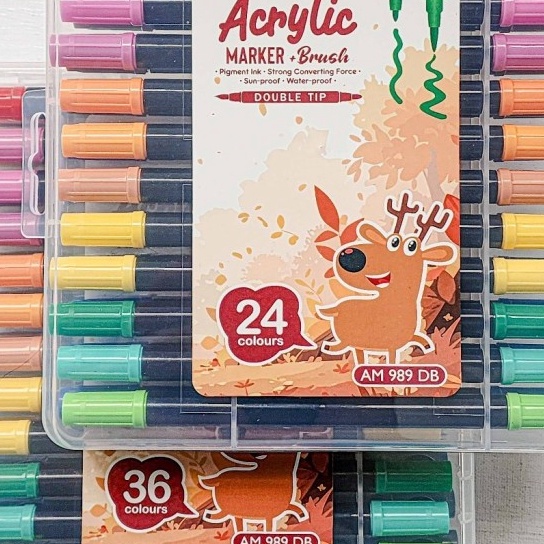 

KODE O15U TBMO VTEC ACRYLIC BRUSH DOUBLE TIP AM989DB 122436 COLOUR