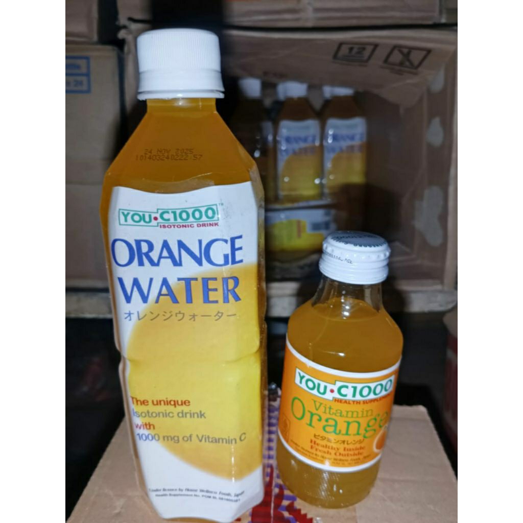 

You C1000 Orange Water Botol 500ml dan Botol Beling 140Ml