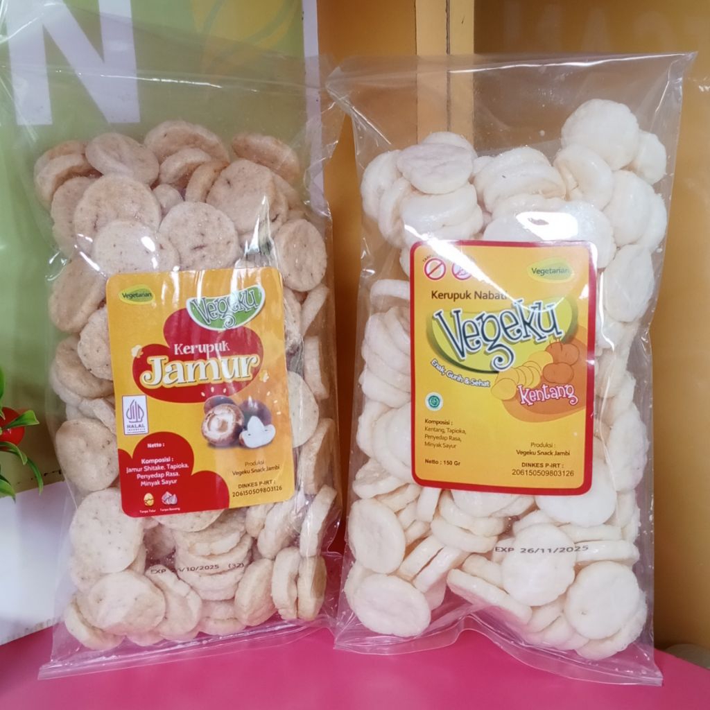 

Kerupuk Vegetarian Vegeku 150gram