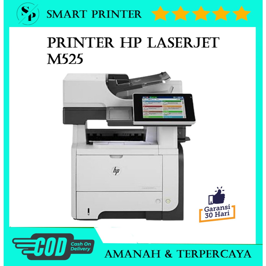 Printer hp laserjet pro 500 m525 berkualitas siap pakai dan bergaransi