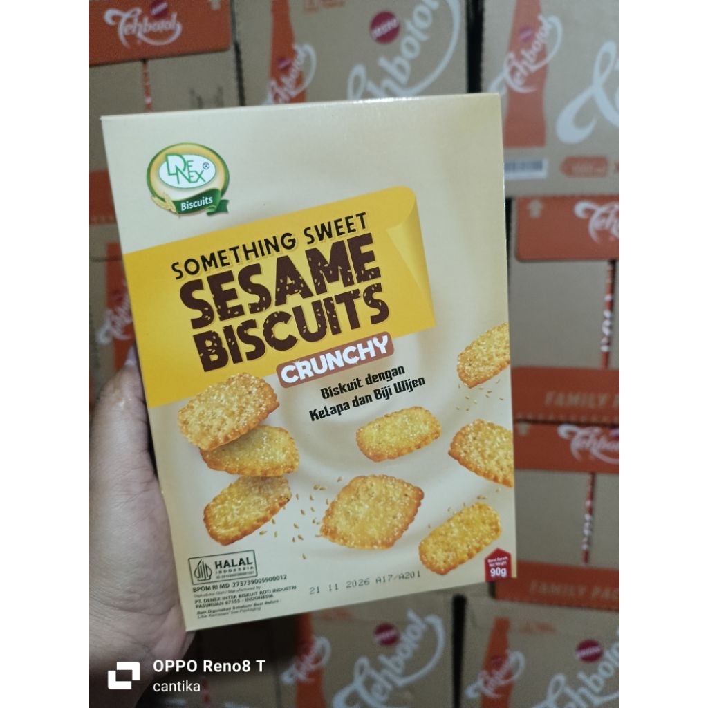 

Denex sesame biscuit (sekarton isi 24 pcs)