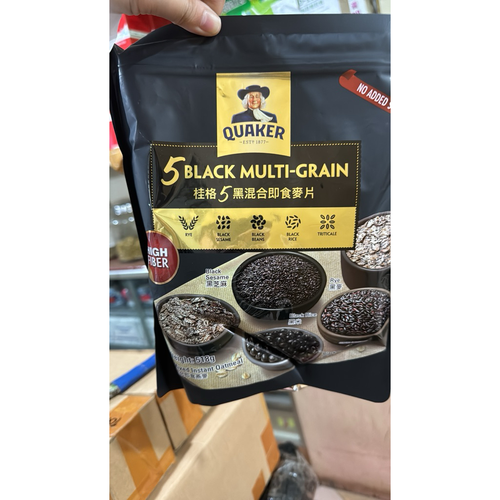 

quaker 5 black multigrain 518 gram