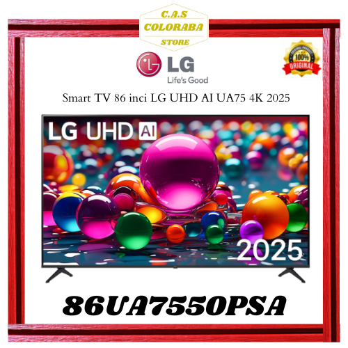 TV LG 86UA7550PSA SMART TV 86 INCH LED 4K UHD 86UA7550 86UA75 86UA SMART TV LG 86 INCH