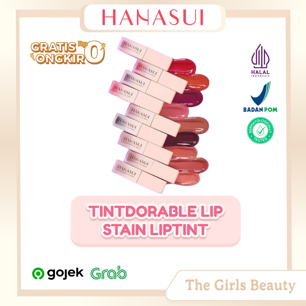 HANASUI Tintdorable Lip Stain Liptint / Lip Tint Lipstick Cair