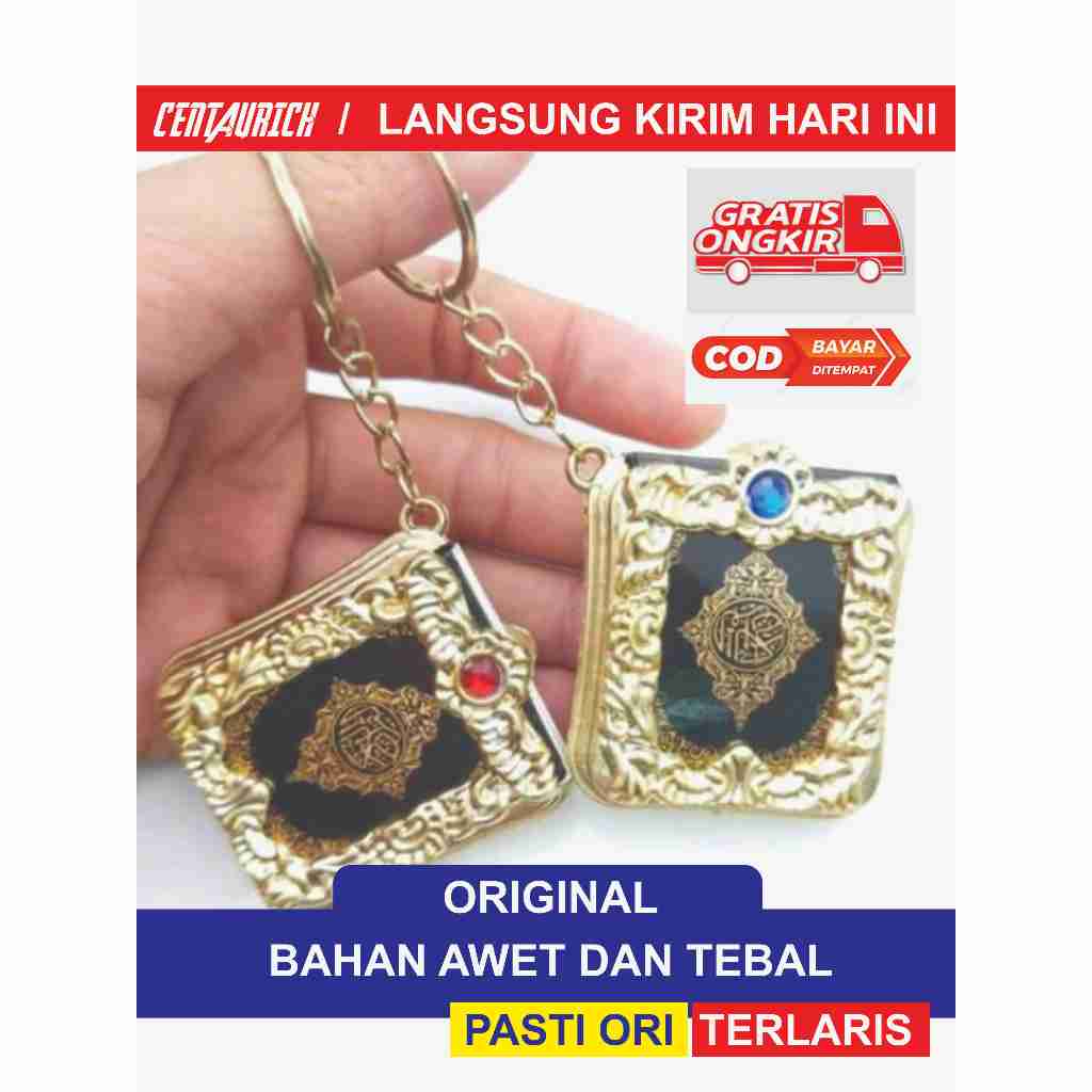 Al Quran Mini Kecil Saku / Al Quran Kecil Mini / Gantungan Kunci Al Quran Mini Umroh Haji  Madinah