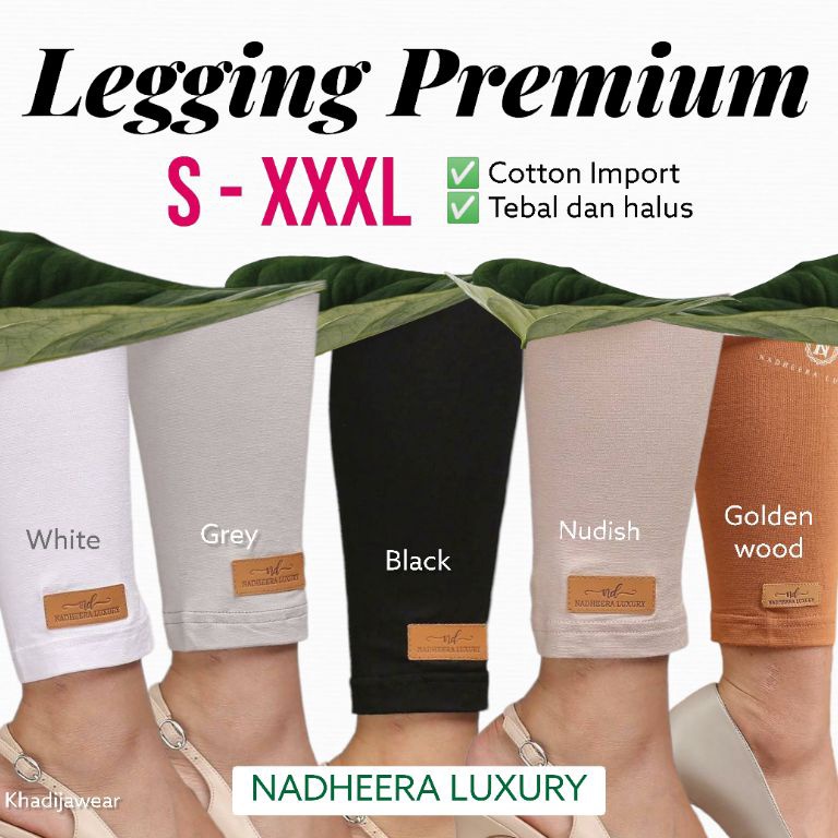 KODE C5Q NADHEERA LEGGING Celana Legging Leging Wanita Ndr  Legging Lagging Jumbo Wudhu  Legging Ola