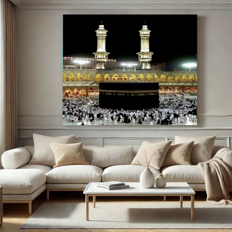 HIASAN DINDING/POSTER KABAH TANPA BINGKAI