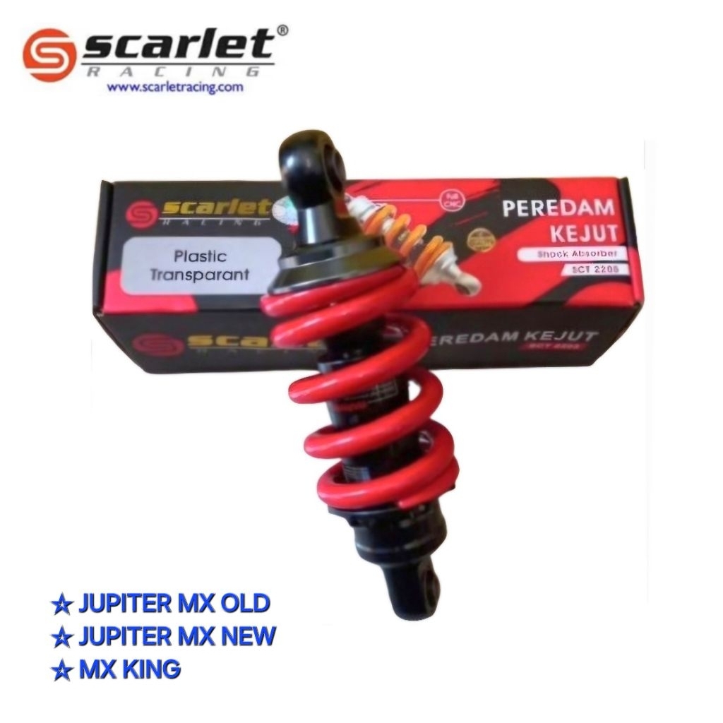 SHOCK BELAKANG MONOSHOCK JUPITER MX OLD JUPITER MX NEW MX KING ORIGINAL SCARLET