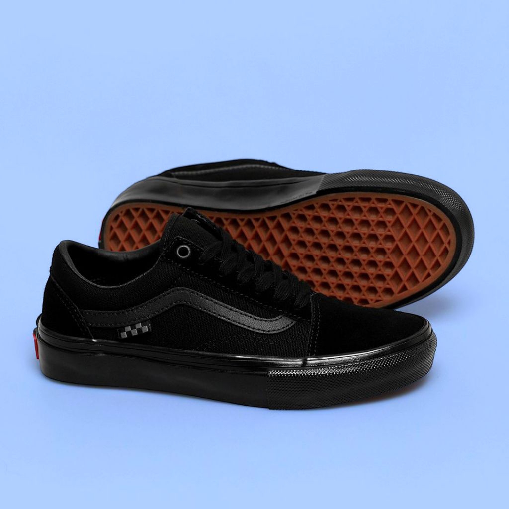 VANS OLDSKOOL SKATEBOARDING FULL BLACK ORIGINAL100% BNIB