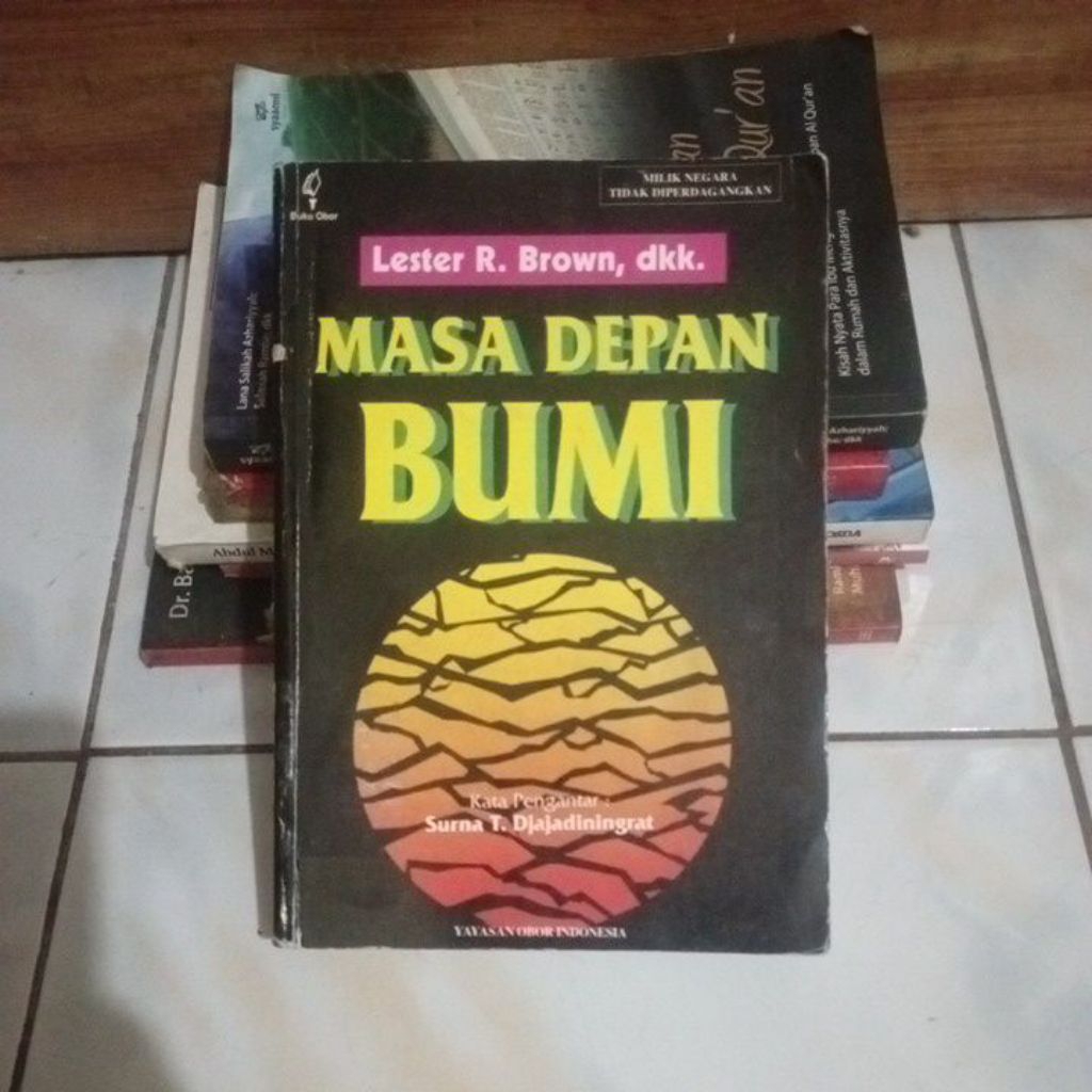 original Masa Depan Bumi oleh Lester R Brown Yayasan Obor Indonesia