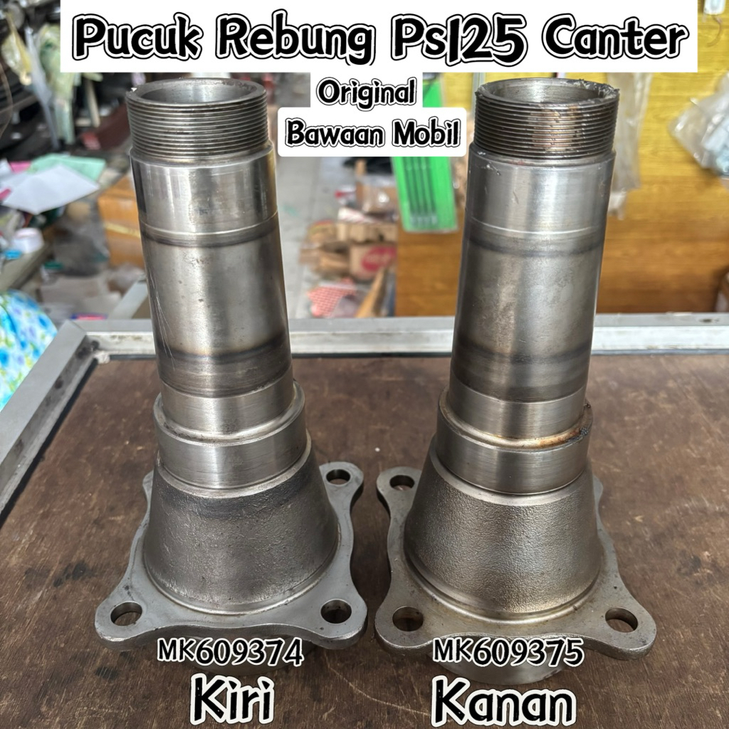 Pucuk rebung canter 125 original bawaan mobil (harga perbiji) / pucuk bumbungan ps125 / Housing end 