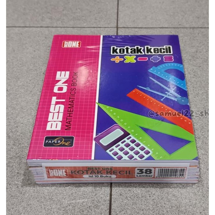 

Buku Tulis Best One By Paper One/ Trully Streamin Kotak Kecil 38 Lembar
