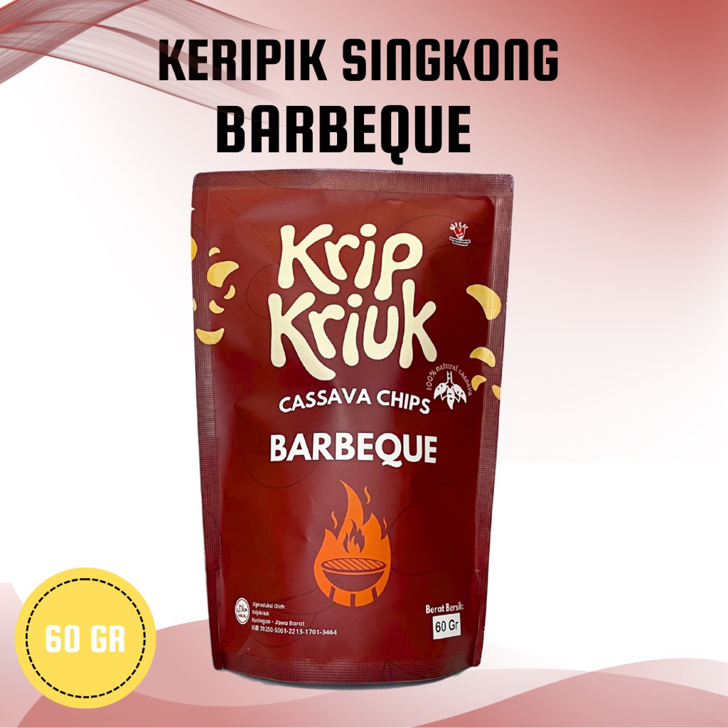 

Kripkriuk Keripik Singkong Barbeque 60Gr