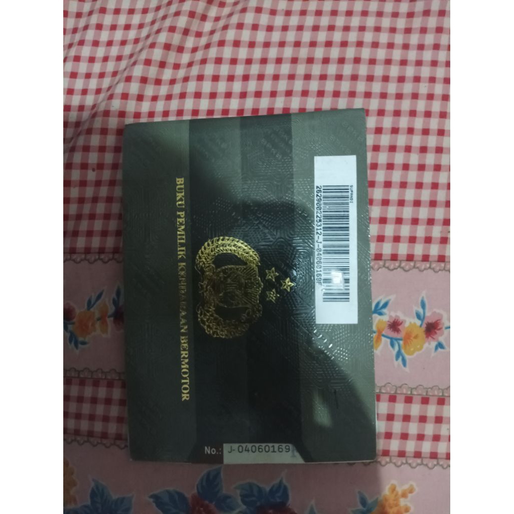 bpkb sama faktur honda revo 2012