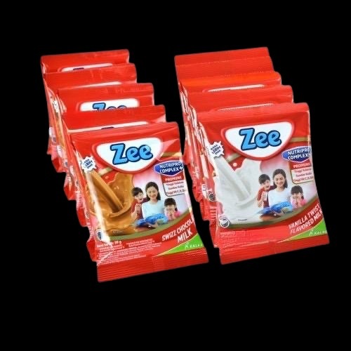 

Susu Zee Renceng isi 10 Sachet Rasa Vanila dan Coklat
