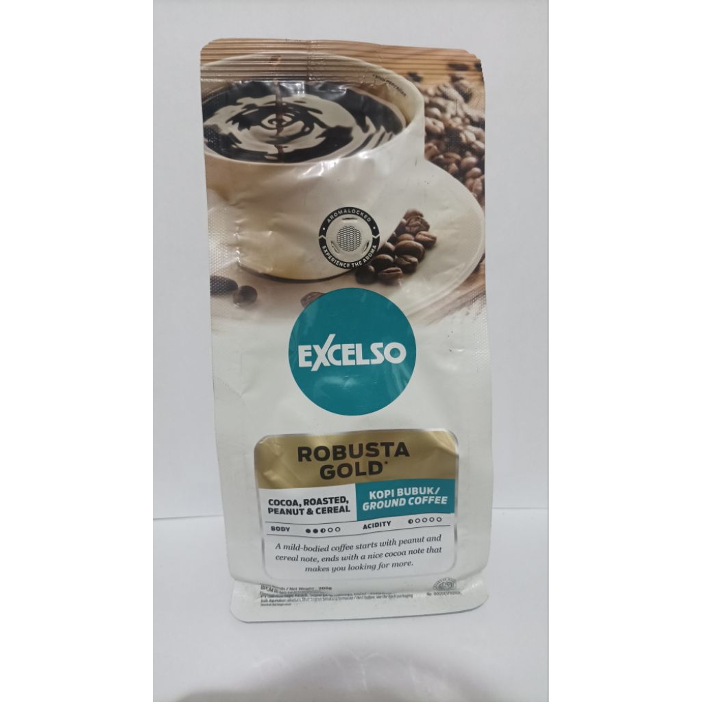 

Excelso Robusta Gold Bubuk 200gr | kopi bubuk | kopi