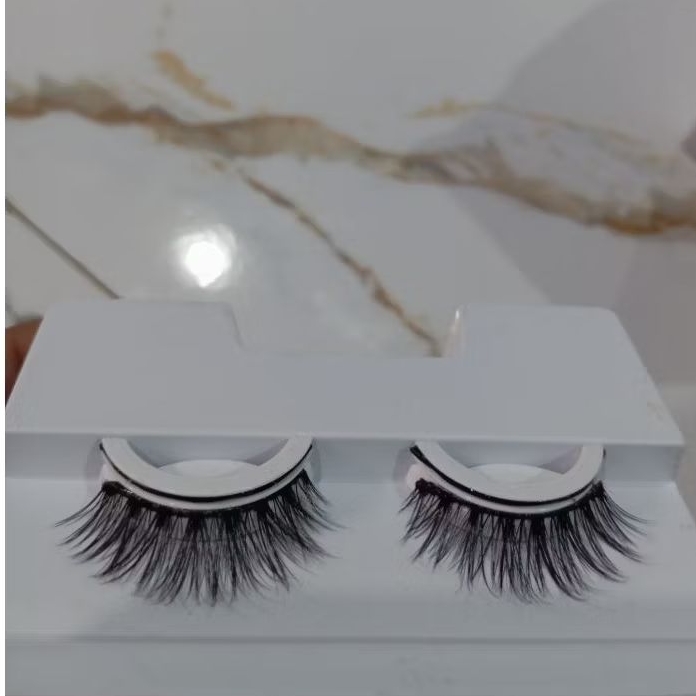 Bulu Mata Palsu Magnet Model 3D Bulu Mata Palsu (1 pasang) Bulu Mata Palsu Magnet Tanpa Lem