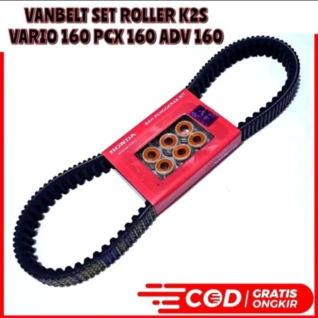 VANBELT ASSY VARIO 160 PCX 160 ADV 160 VANBELT SET ROLLER VARIO 160 K2S