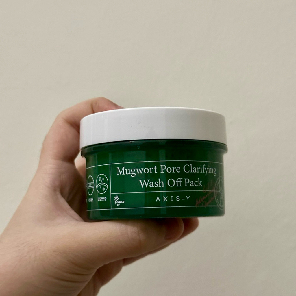 (Preloved) AXIS-Y Mugwort Pore Clarifying Wash Off Pack 100ml