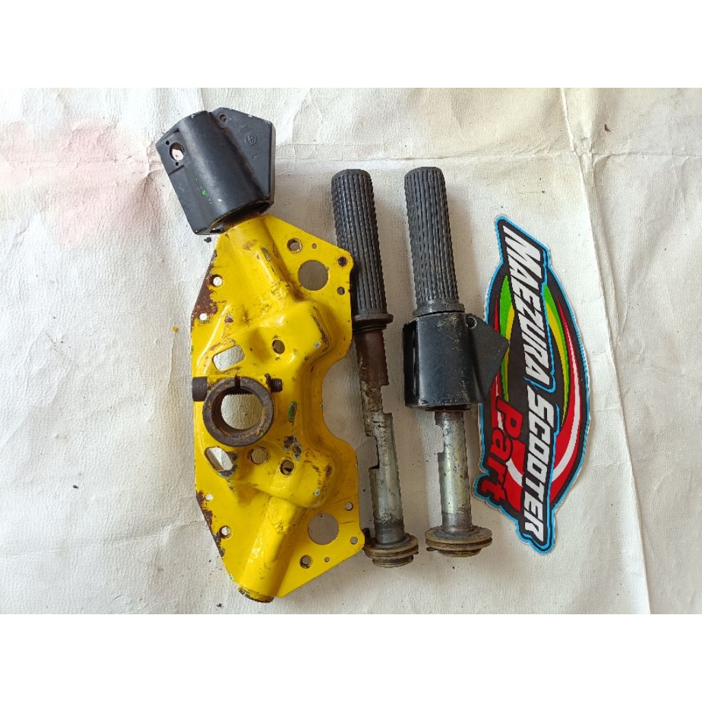 stang setang stir Tulangan tengah vespa excel original copotan kuncian L