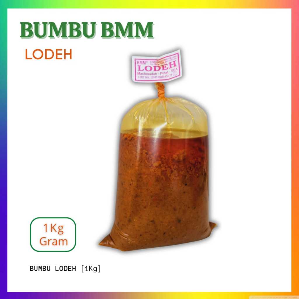 

Bumbu Masak Instan Machmudah 1kg, LODEH