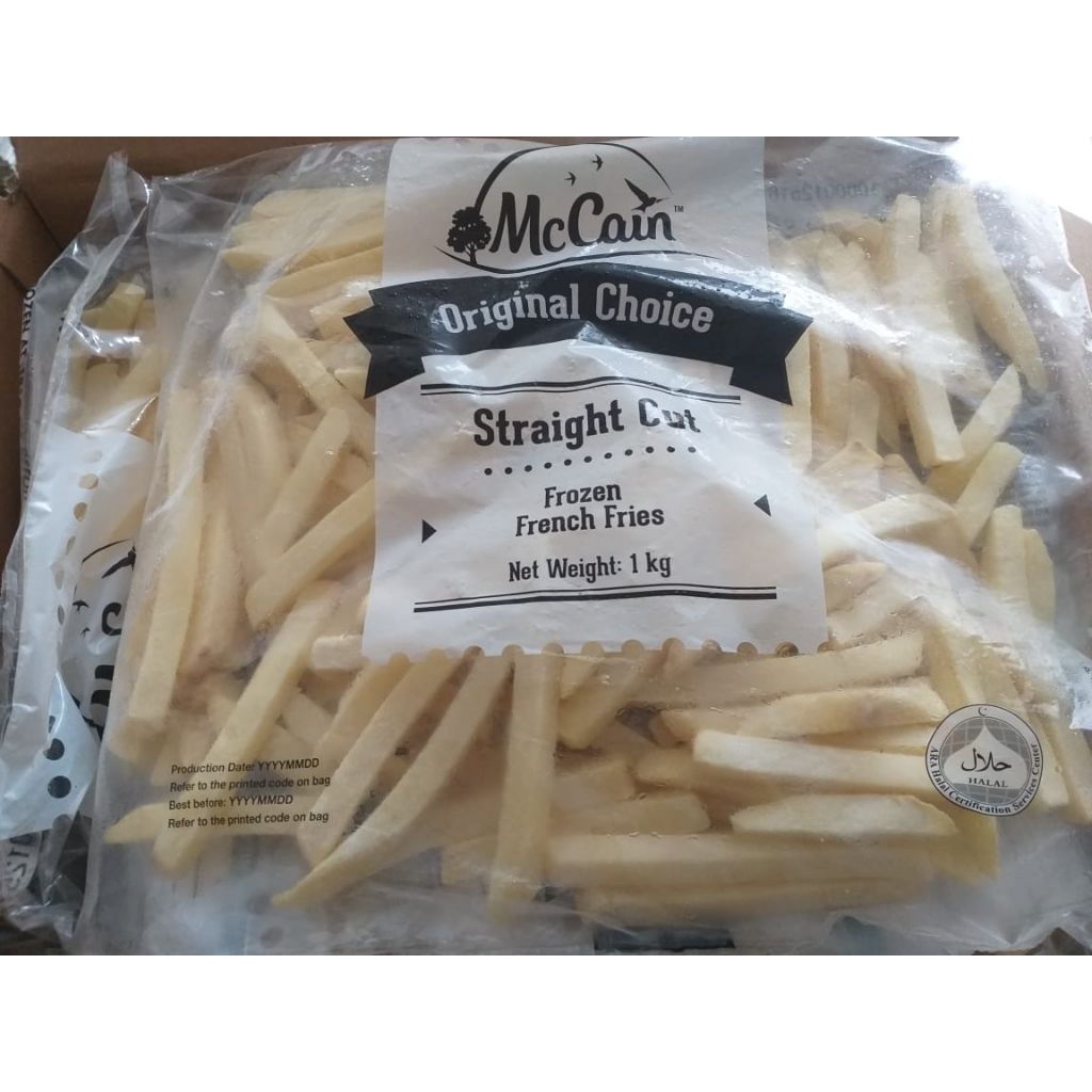 

Mc Cain Kentang Goreng Straight Cut ( Potongan Lurus Tebal ) / French Fries Straight Cut | Berat Bersih 1KG